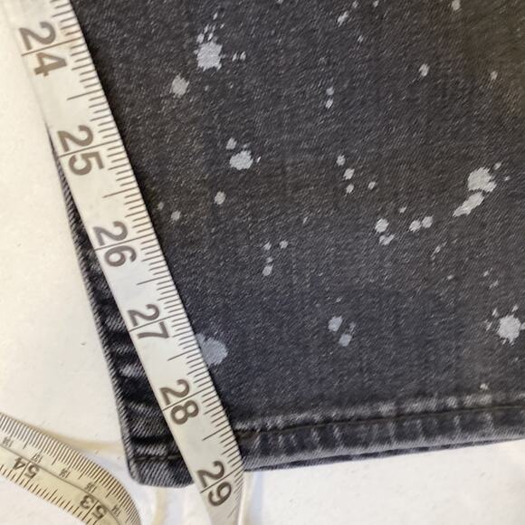 Levi’s 711 Skinny Gray Denim Jean w/Bleach Splatter Mid Rise Slim Fit NWT Sz18WS - Picture 12 of 13